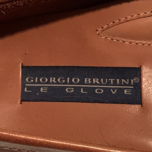 Giorgio Brutini Le Glove Leather Loafers Casual Slip on Dress Shoes Size 10 1/2 main image 4
